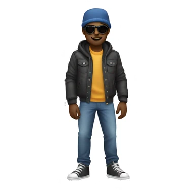 cool vibes male sticker