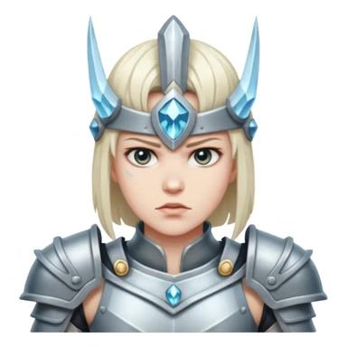 crystal-armored warrior sticker