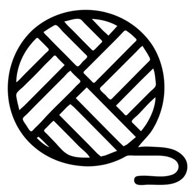 клубок минимализм sticker