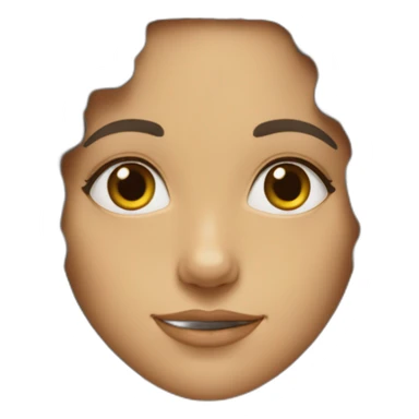 hannah friedman long hair (curly jewish) sticker