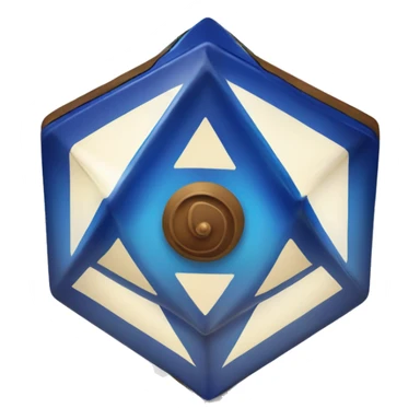 Jewish dreidel a four-sided spinning top, played during the Jewish holiday of Hanukkah sticker