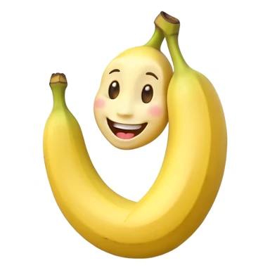 make a emoji of the banana leclerc sticker