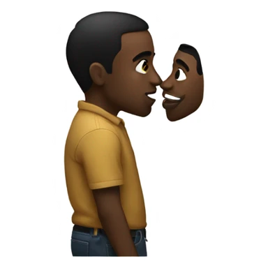 diddy kissing himself sticker