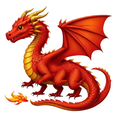 red dragon with fire







 sticker