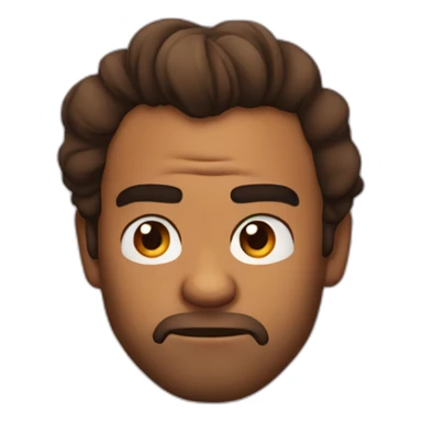 Donald Glover frowning sticker