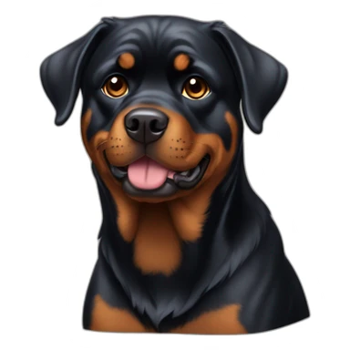 Dog rottweiler  sticker