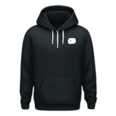 Black Nike hoodie sticker