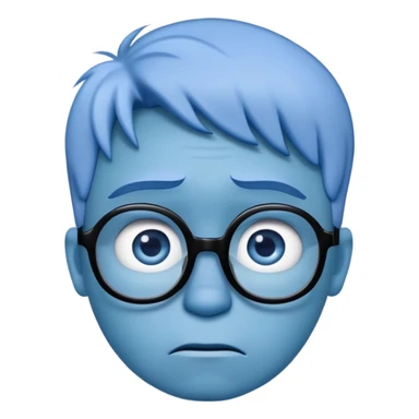 Sadness character from Inside Out movie sticker