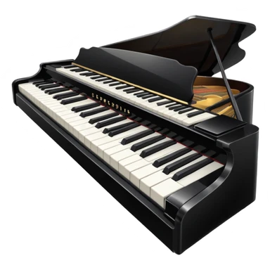 electric piano sticker