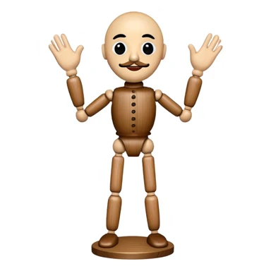 Icon for Puppet Theater: a  puppet body sticker