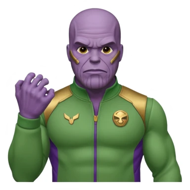 Thanos squidgame 230 player (T.O.P) emoji sticker