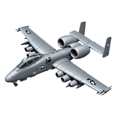 A-10 Thunderbolt II - Fairchild Republic (Grey) sticker