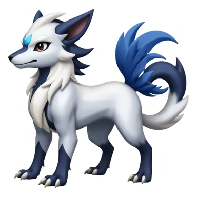 Koraidon-Absol-Lycanroc(midnight form)-Lugia-fusion  sticker