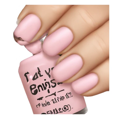 Light pink nails sticker