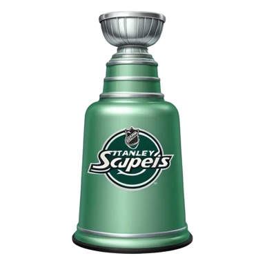 Light green Stanley cup sticker