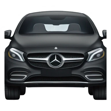 Black matt Mercedes eqe  sticker