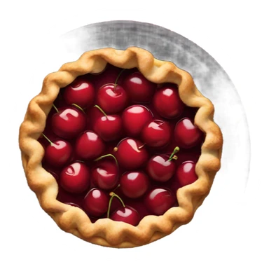 cherry pie sticker