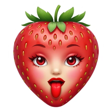 MORANGO MAQUIAGEM sticker