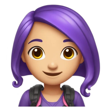 smiling inkling girl sticker