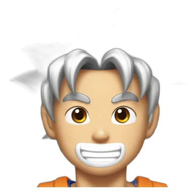 does goku clean nuts? sticker