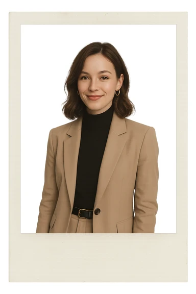 foto polaroid di una donna sticker