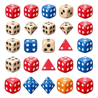 board game dice for group play with other persons sticker
