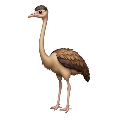 Ostrich sticker
