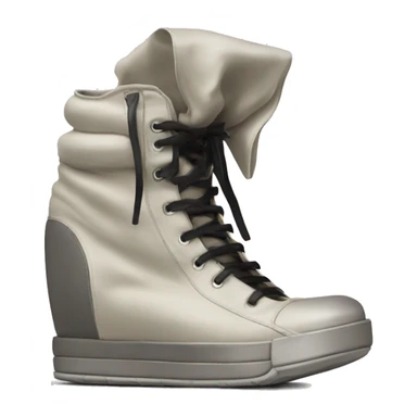 rick owens shoe geobasket sticker