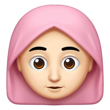 Pembe gülen yüz  sticker