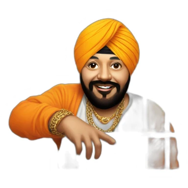 Daler mehndi in prison sticker