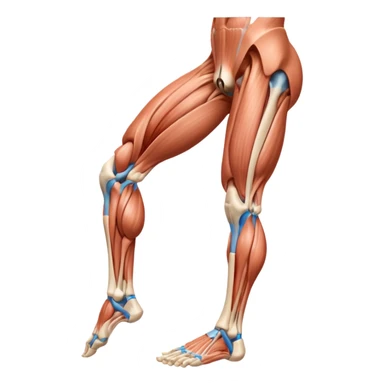 Create leg muscles sticker