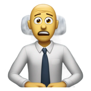 Edward munch the scream style on An airplane sticker