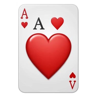 Ace of Hearts sticker