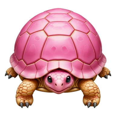 pastel pink tortoise  sticker