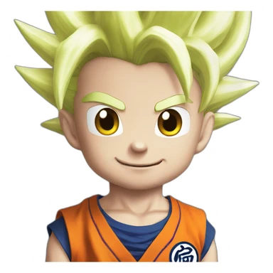 Cute dragon ball sticker
