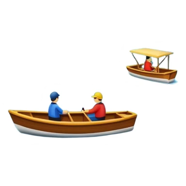 Boating on the park's lake sticker