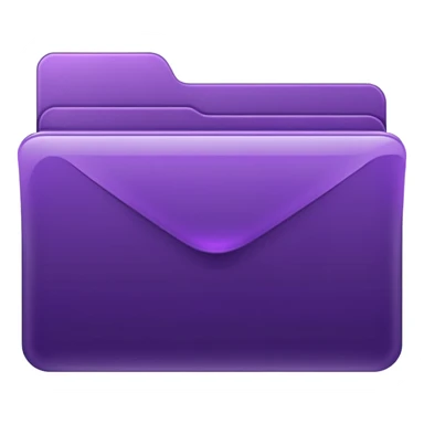 dark purple folder icon set sticker