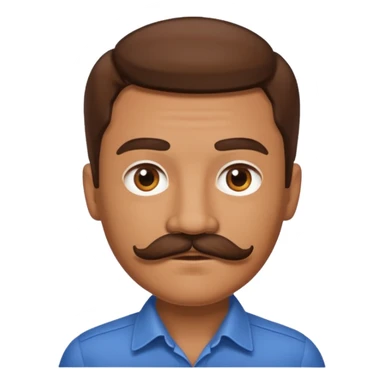 fry with mustache sticker