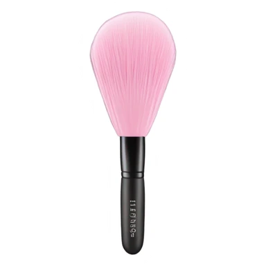 pink aesthetic makeup brush sticker