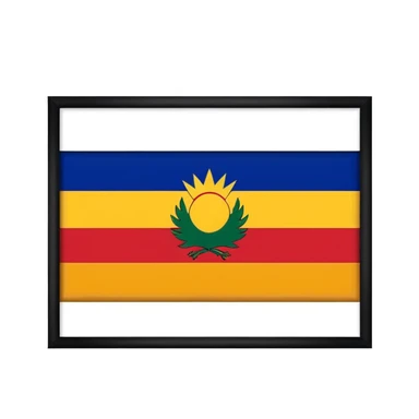 Bandera de la ciudad del alto sticker