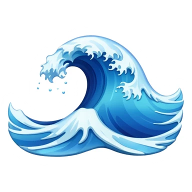 Wave sticker