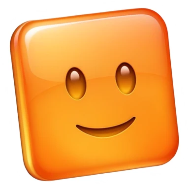 orange square with gradient sticker