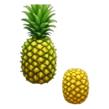 ananas hyperrealistic sticker