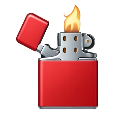 rede lighter sticker