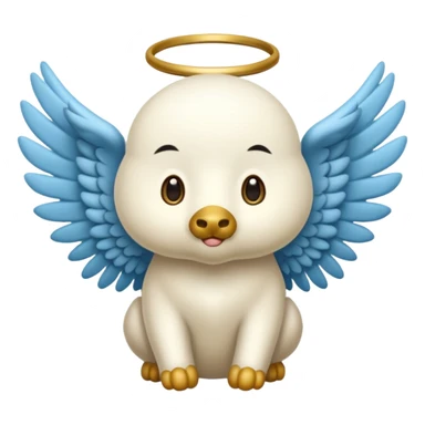 un animal ange de mongolie sticker