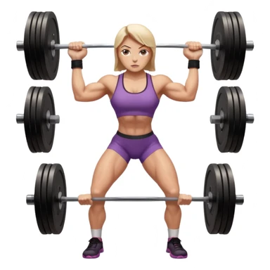 Deadlift woman sticker
