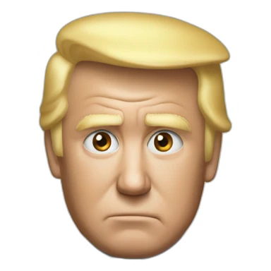 Trump in shover sticker