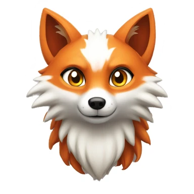 Nine tailed fox  sticker