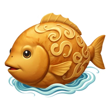 Fish Cake with Swirl sticker