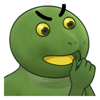 yellow emoji strangling itself sticker